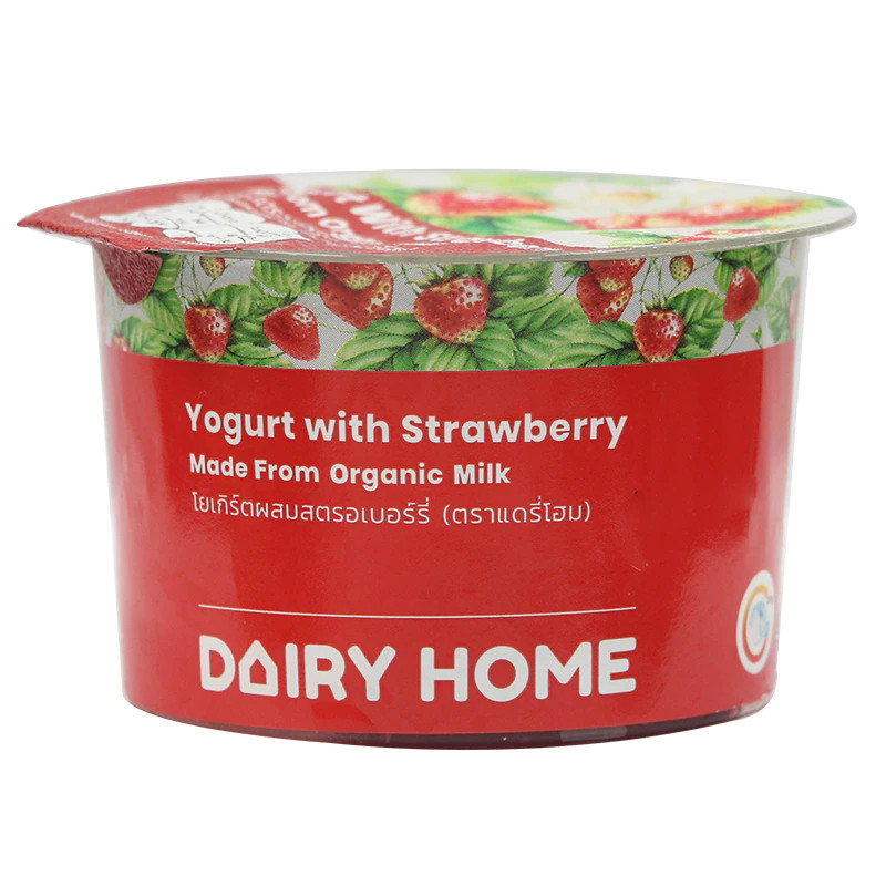 [8858709100284] Dairy Home Strawberry 130G แดรี่โฮม โยเกิร์ตรสสตรอเบอร์รี่