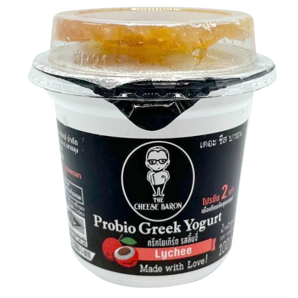 [0258964] The Cheese Baron Greek Yogurt Lychee 100 เดอะ ชีส บารอน กรีนโยเกิร์ต รสลิ้นจี่