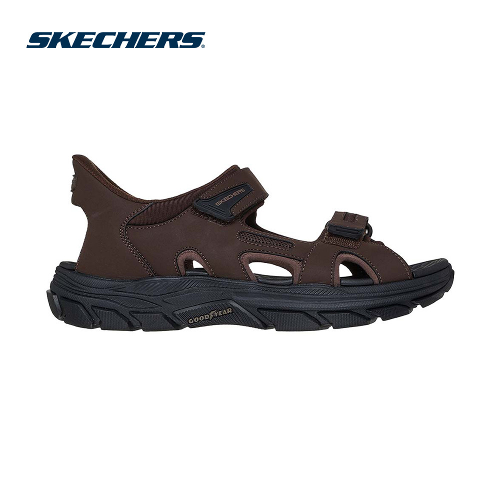 Skechers สเก็ตเชอร์ส รองเท้าแตะผู้ชาย Men Slip-Ins USA Respected SD Laredo Sandals - 205653-DKBR (latest)