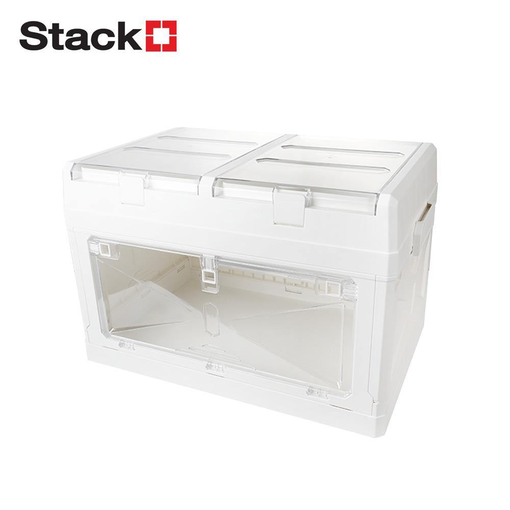 STACKO กล่องเก็บของพับได้  GLAM SIZE M 54x34.5x34.5 ซม. สีขาว จัดส่งโดย HomePro