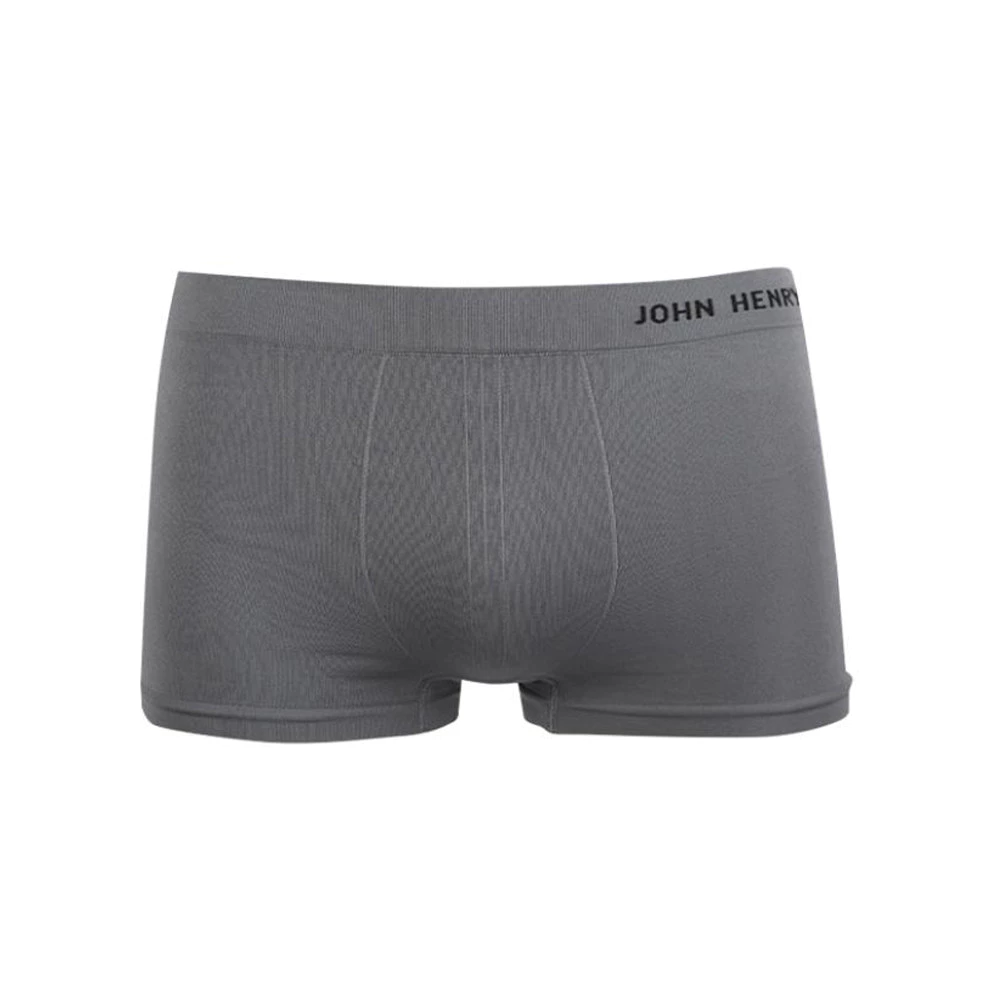 JOHN HENRY UNDERWEAR Seamless Basics กางเกงชั้นในผู้ชาย ทรงบ๊อกเซอร์ บรี๊ฟ รุ่น JU JHU489SN สีเทา