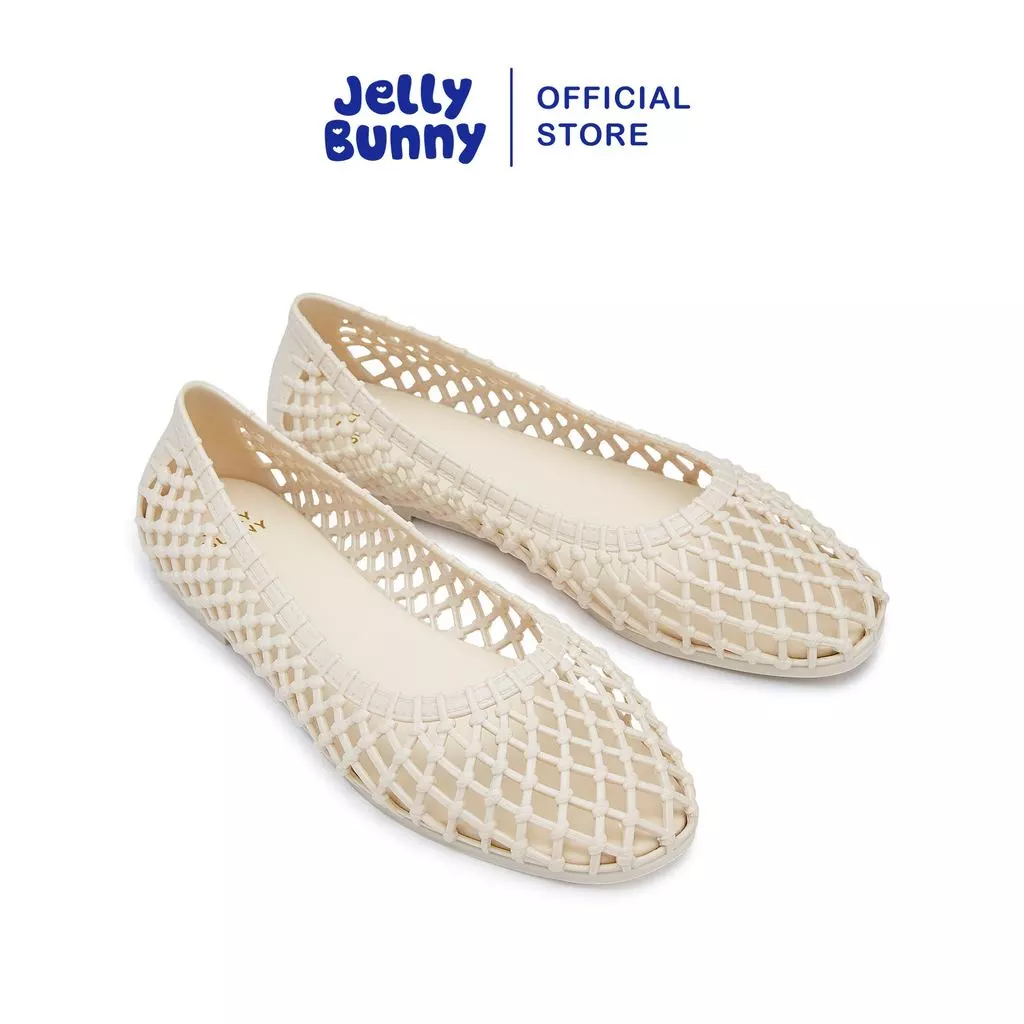 JELLY BUNNY รองเท้าคัทชูทรงบัลเล่ต์ MAIMOUNA รุ่น B26FSWA013 IVORY