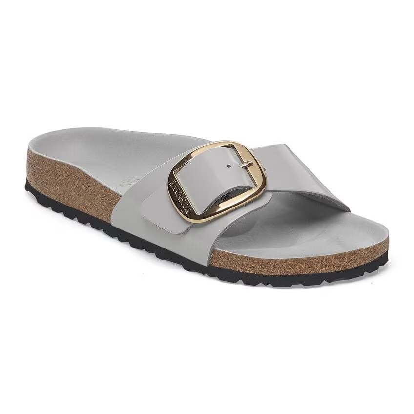 Birkenstock รองเท้าแตะ ผู้หญิง รุ่น Madrid BB LENA High Shine Stone Coin HEX - 1029440 (regular)