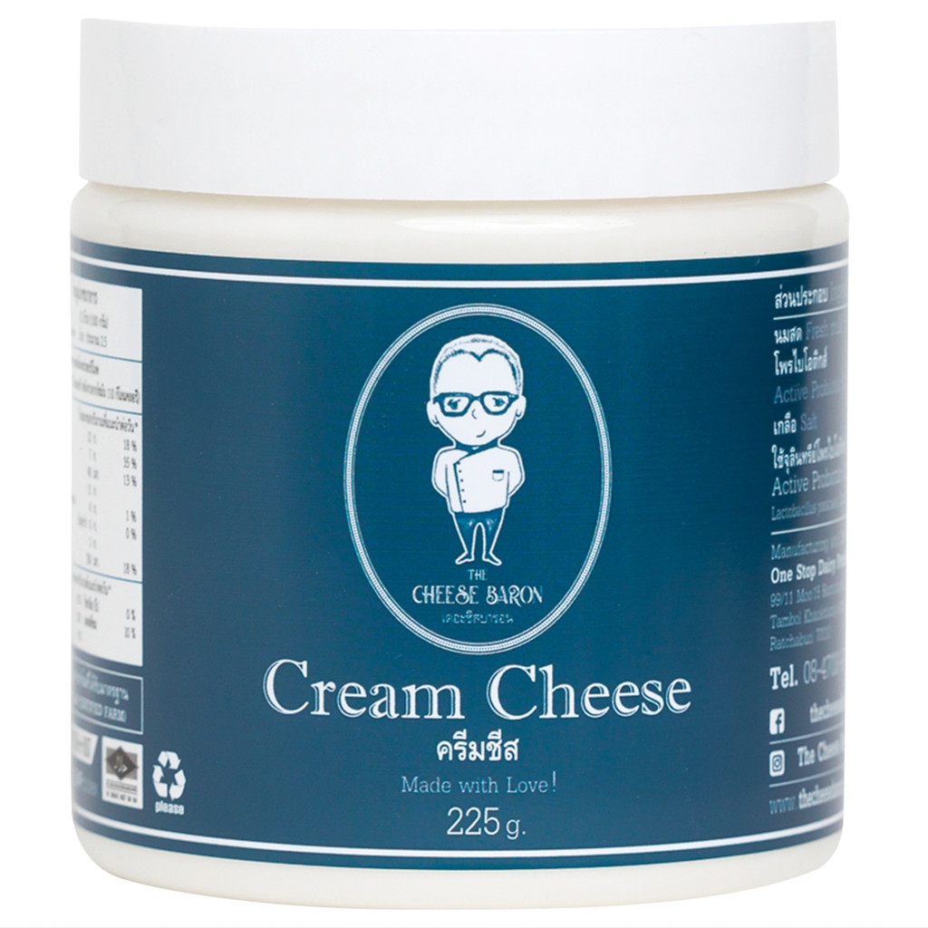 The Cheese Baron ครีมชีส ตราเดอะชีสบารอน 225G