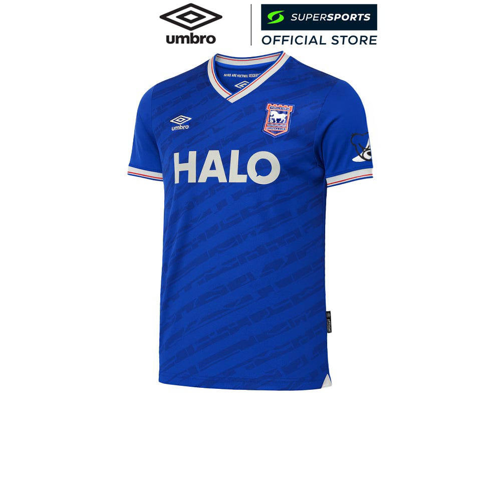 UMBRO เสื้อแข่งผู้ชายทีมอิปสวิช ทาวน์ ชุดเหย้า ฤดูกาล 2025/26