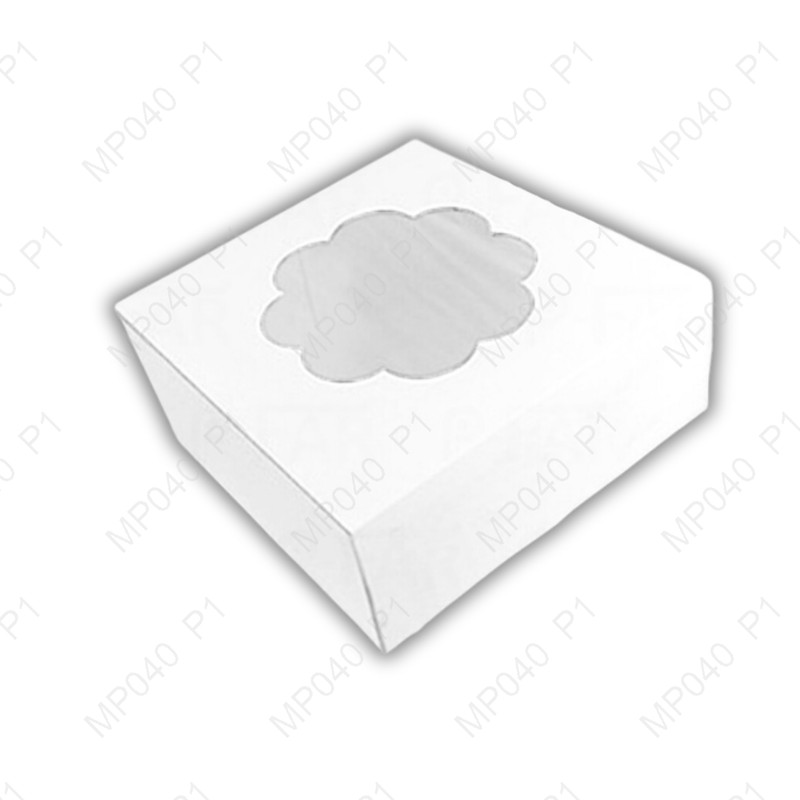 แม็คเค้ก5ปอนด์ขาวเจาะสูง13.25 x 13.25 x 5.5 นิ้ว(1แพ็คย่อย X10กล่อง)|MP040_S_P1