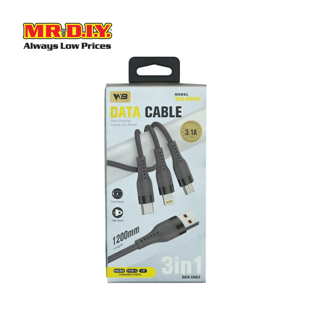 Wb สายชาร์จ คละสี 1 ชิ้น_8995257