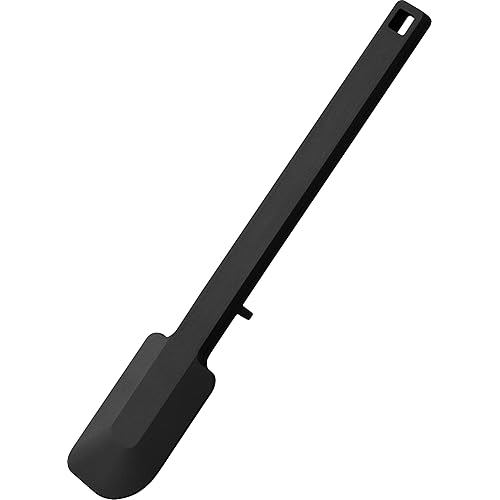 Yamazaki Silicone Spatula S Black W4 D1.5 H21cm tower Dishwasher safe, floating tip, spatula, small 