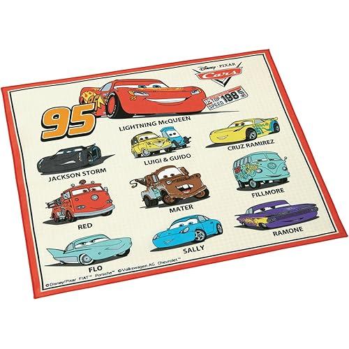 Skater Kids Bento Lunch Cloth 43 x 43cm Made in Japan Disney Cars 25 KB4-A