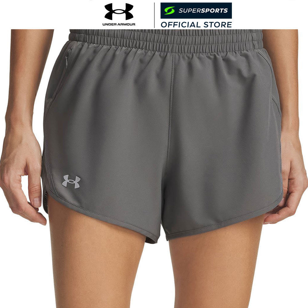 UNDER ARMOUR Fly-By 3" กางเกงวิ่งขาสั้นผู้หญิง