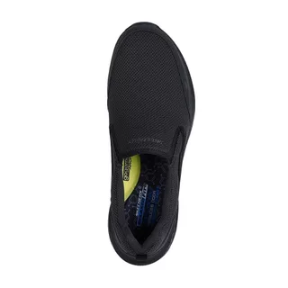 Skechers สเก็ตเชอร์ส รองเท้าผู้ชาย Men USA Streetwear Slade Lucan Shoes - 210808-BBK Air-Cooled Memory Foam (latest)