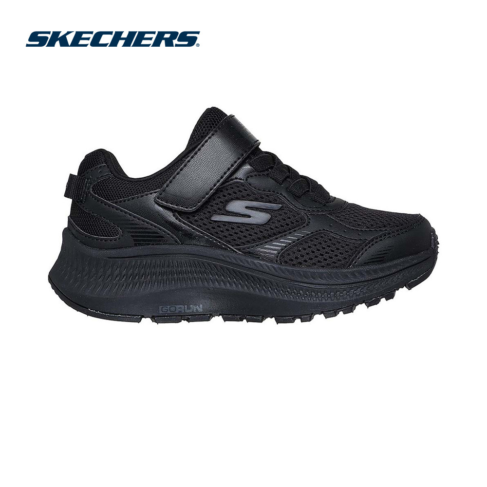 Skechers สเก็ตเชอร์ส รองเท้านักเรียนเด็กผู้ชาย Boys GOrun Consistent 2.0 Back To School - 405039L-BBK (latest) (BTS)
