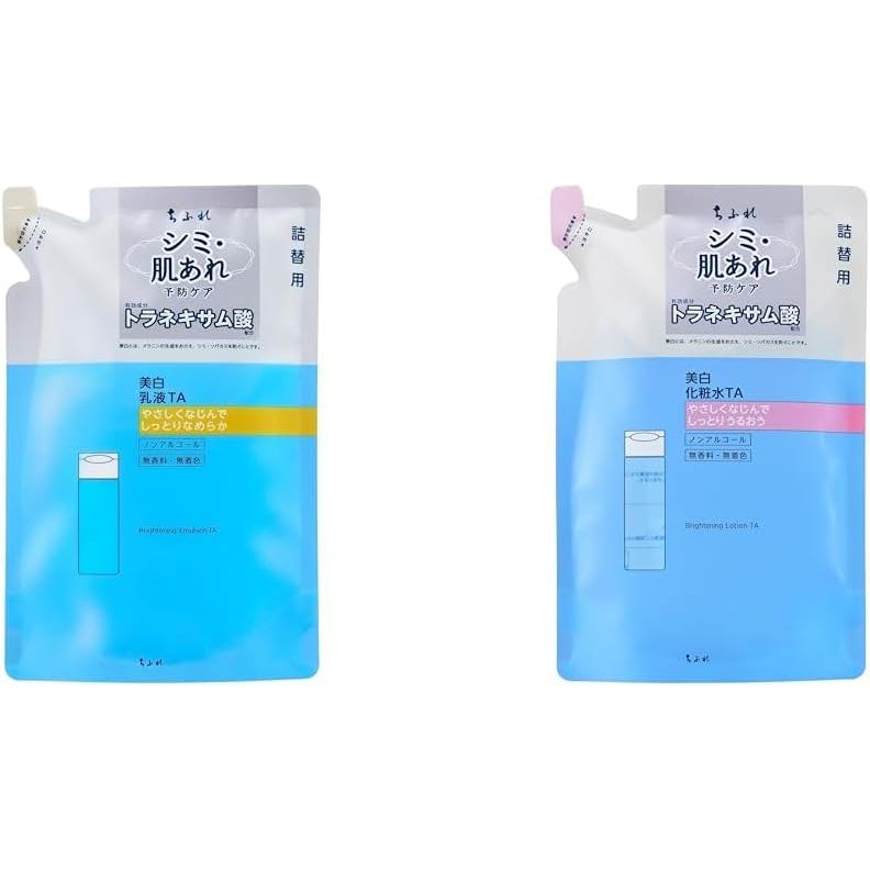[Set Purchase] [Quasi-drug] Chifure Whitening Milk Lotion TA Refill + [Quasi Drug] Whitening Lotion 