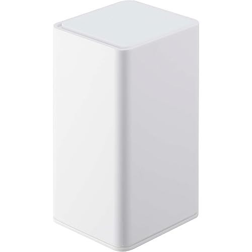 Yamazaki Jitsugyo Roll Wet Wipes Case White approx. W8 x D9 H17cm tower 6502