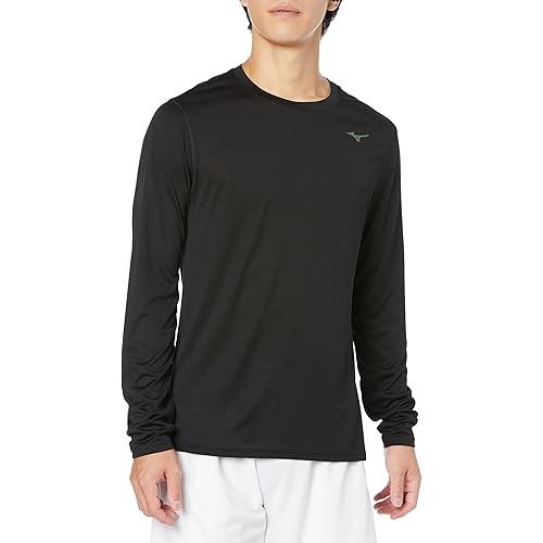 Mizuno Running Wear Quick Dry T-Shirt Sweat Absorption J2MAA520 Men s Black 2XL