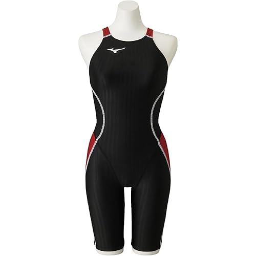 MIZUNO Swim Swimming Challenge Swimmer Women s STREAM ACE Half Suit Race Open Back N2MG1224 96: Blac