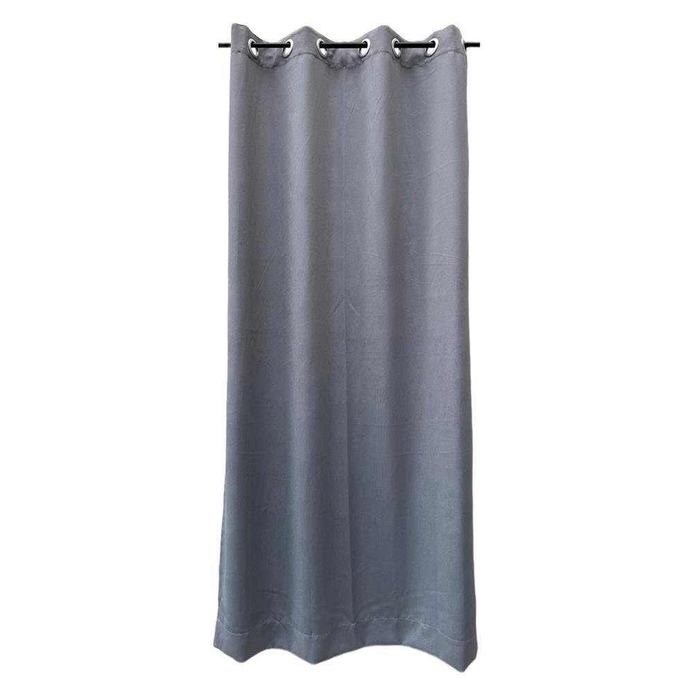 HOME LIVING STYLE ผ้าม่าน EYELET  TADEO UV 270x220 ซม. สีเทา จัดส่งโดย HomePro