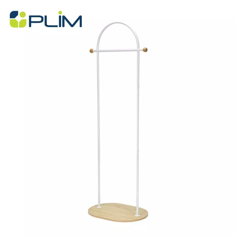 PLIM ราวแขวนผ้าพร้อมขอแขวน ARRIS 56 ซม. สีขาว จัดส่งโดย HomePro