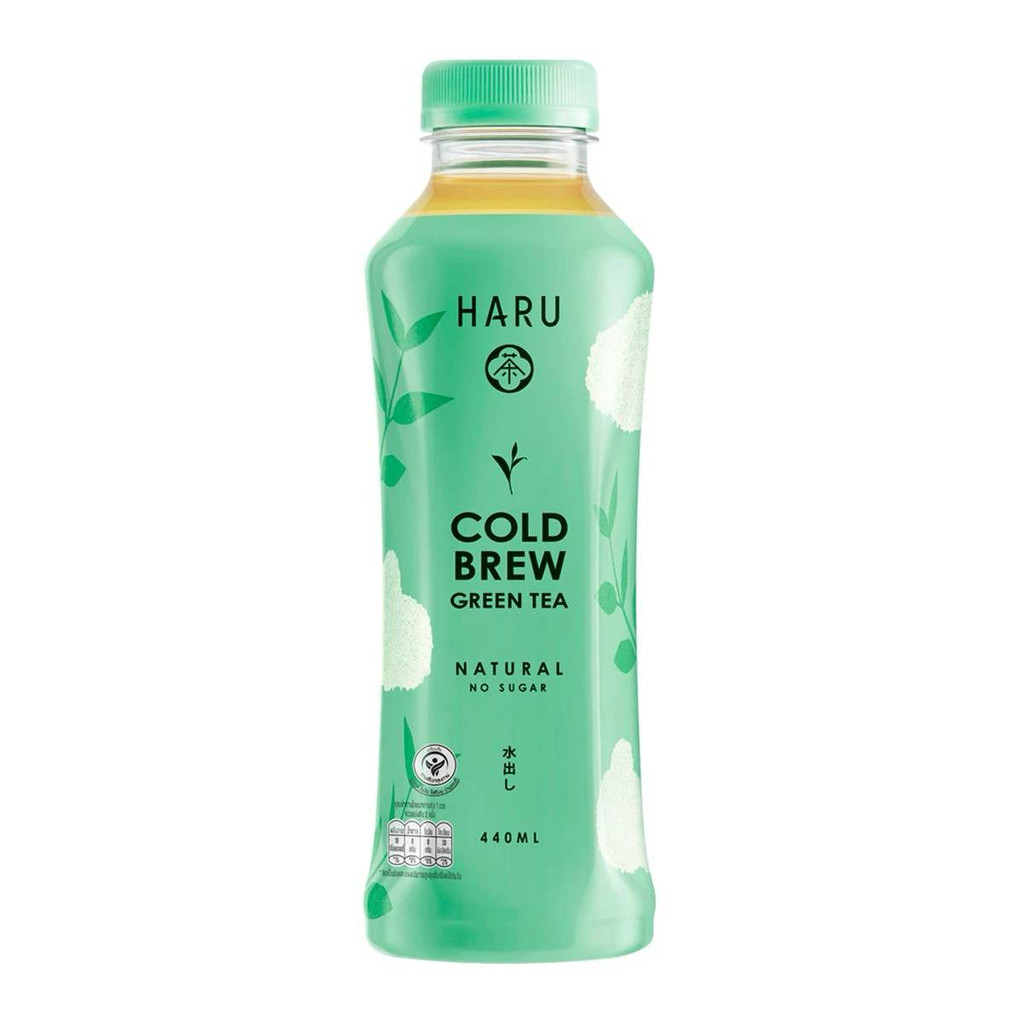 [8850999019963] Harucha No Sugar 440Ml ฮารุชา ชาเขียวไม่มีน้ำตาล 440 มล.
