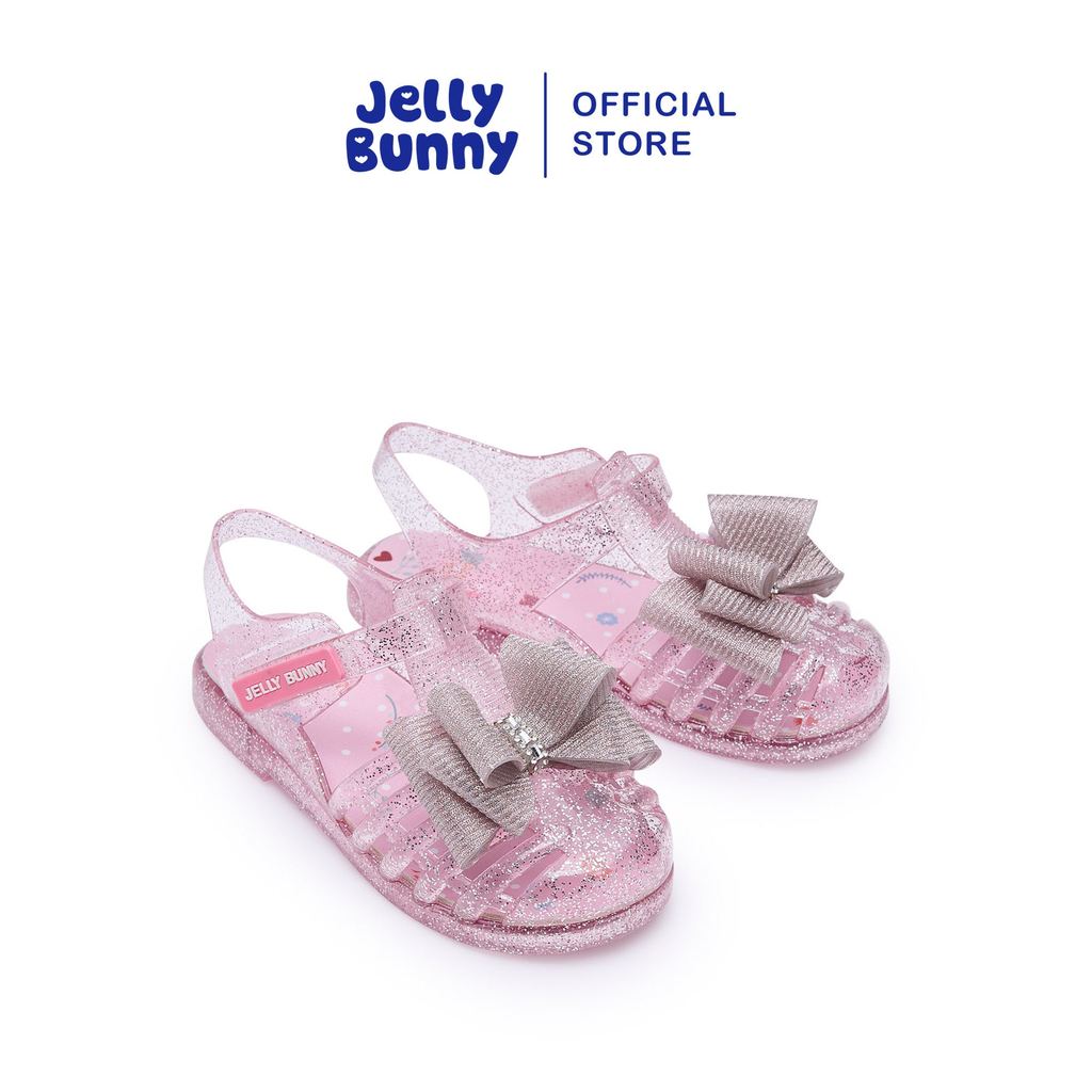 JELLY BUNNY รองเท้าแพลตฟอร์ม สำหรับเด็กผู้หญิง STARFISHY BOW MINI รุ่น B26CSKA040