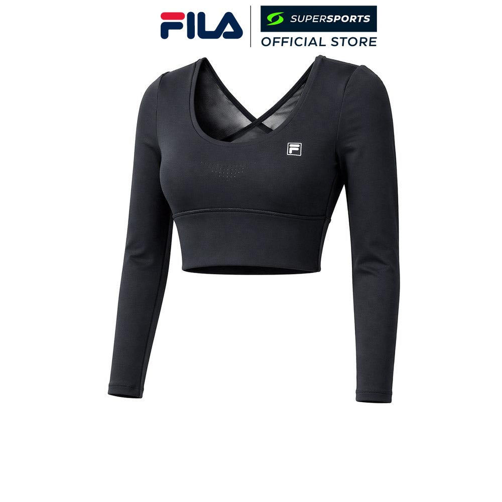 FILA Black สปอร์ตบราผู้หญิง สีดำ