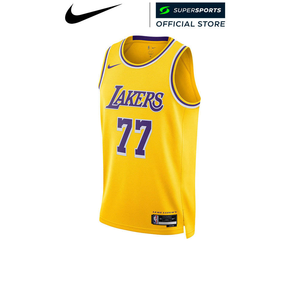 NIKE Los Angeles Lakers Icon Edition เสื้อกล้ามบาสเกตบอลผู้ชาย