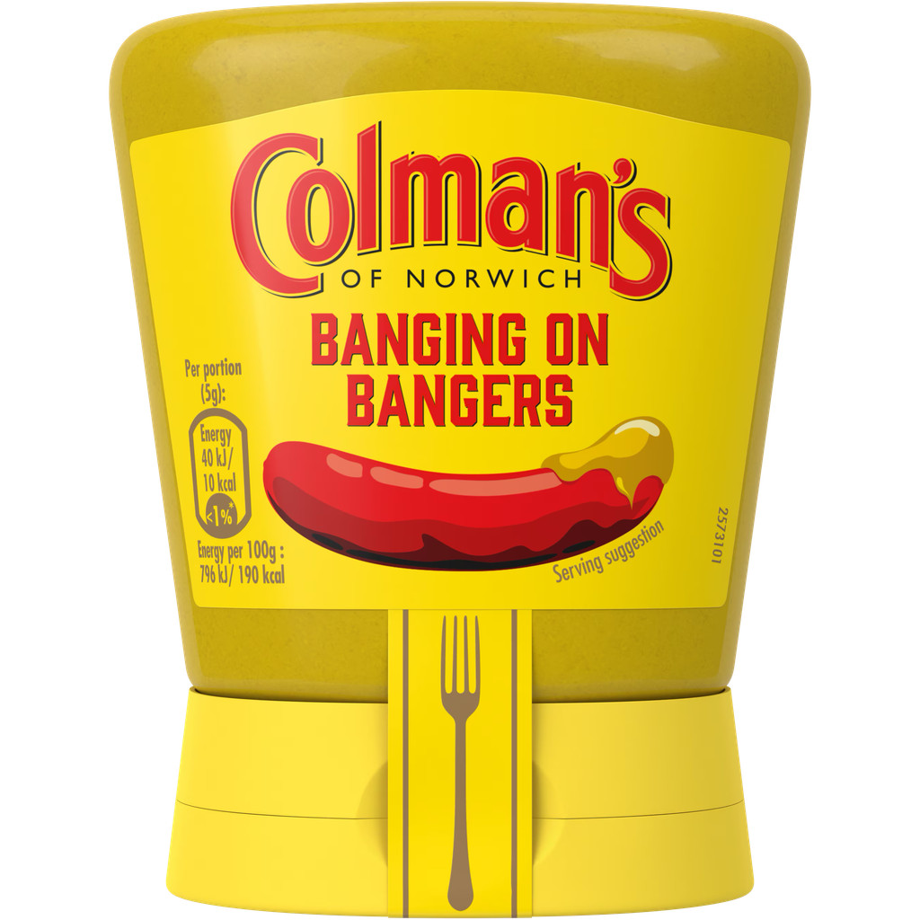 Colman's English Squeezable Mustard มัสตาร์ดอังกฤษแบบขวดบีบ 150g