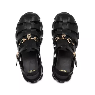 JELLY BUNNY รองเท้าแพลตฟอร์ม MAGGIE EMA PLATFORM รุ่น B25WLSI023 BLACK