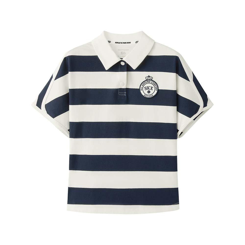 Skechers สเก็ตเชอร์ส เสื้อโปโลเด็กผู้หญิง Girls SKX Court Club Polo Tee - L226G002-068N (latest)