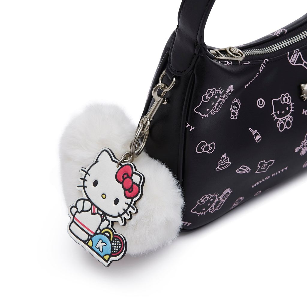 JELLY BUNNY × Hello Kitty حقيبة كتف DO-RE — أسود مطبوع — صورة 5