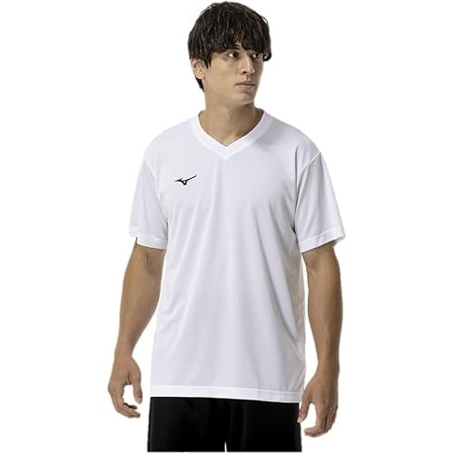 Mizuno New Model Short-Sleeved T-Shirt Navi Dry V-Neck Sweat Absorbing Quick-Drying Inner Underwear 