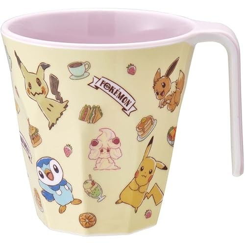 Skater Melamine Tumbler with Handle 300ml Pokemon Cafe Art Cup MTH3-A