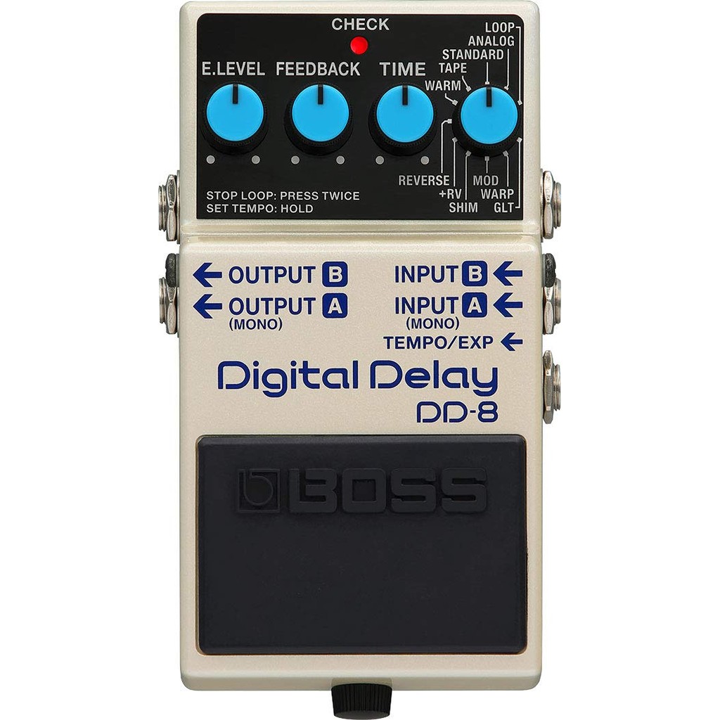 BOSS/DD-8 Digital Delay สีดำ สีเบจ DD-8 สินค้าใหม่แกะกล่องและเป็นของแท้ จำหน่ายในญี่ปุ่น