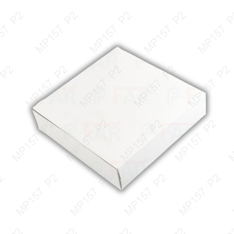 *ไม่ห.ย.*แม็ค2ปอนด์ขาวไม่เจาะเตี้ย9.5 x 9.5 x 2.5 นิ้ว(1แพ็ค X 50ใบ)|MP157_P2