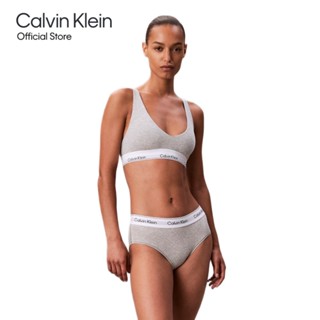 CALVIN KLEIN เสื้อชั้นในผู้หญิงตะขอหลัง Icon Cotton Modal รุ…