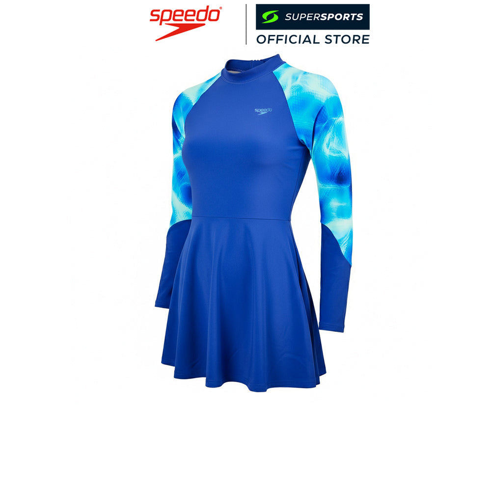 SPEEDO Printed Long Sleeve Dress ชุดว่ายน้ำผู้หญิง