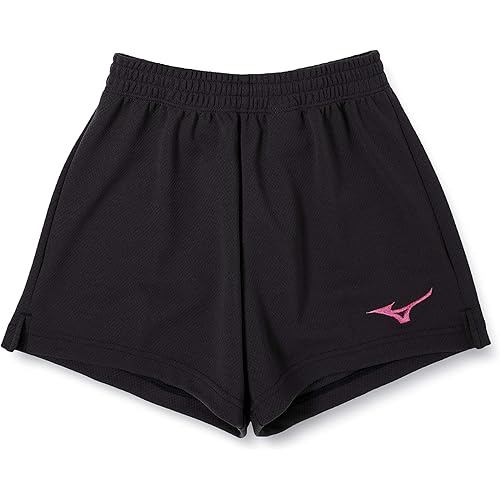 Mizuno Volleyball Wear Game Pants Standard Women s V2MB8202 97 Black x Berry Pink