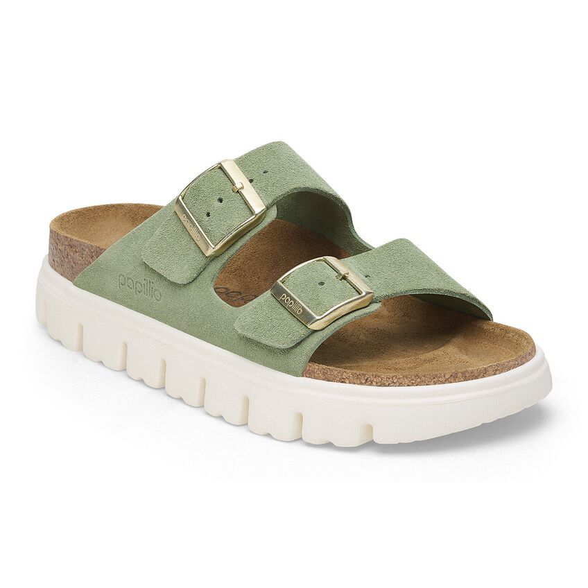 Birkenstock รองเท้าแตะ ผู้หญิง รุ่น Arizona Chunky LEVE Green Tea - 1028367 (narrow)