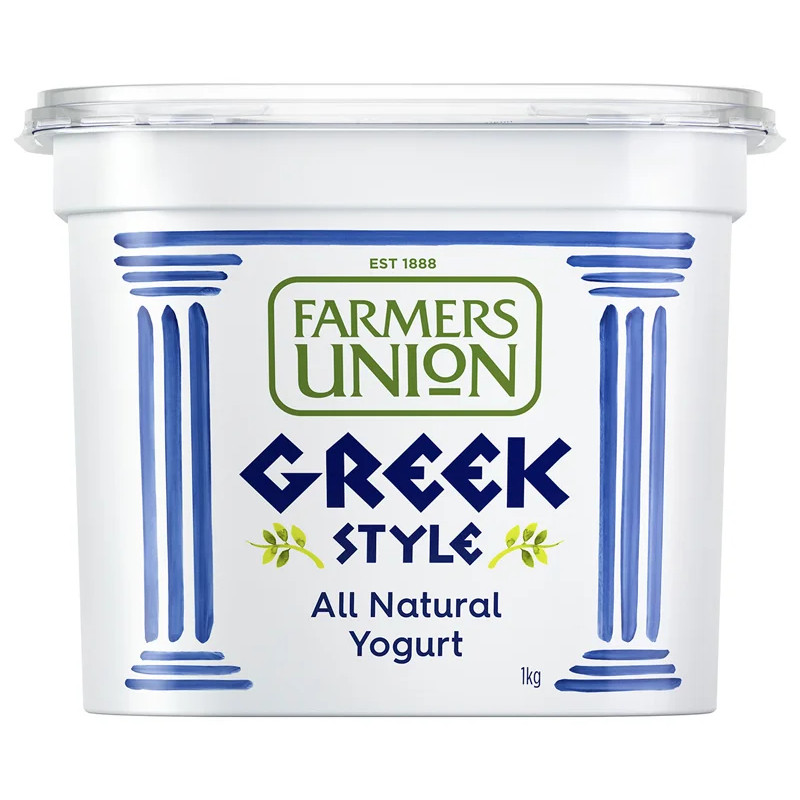 [0201656] Farmers Union Greek Natural Yogurt 1 L ฟาร์เมอร์ ยูเนียน กรีนเนเชอรัลโยเกิร์ต