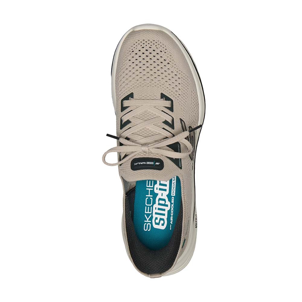 Skechers สเก็ตเชอร์ส รองเท้าผู้ชาย Men Slip-Ins GOwalk 8 Walking Shoes - 216792-TPE Air-Cooled Goga Mat (latest) — صورة 5