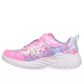 Skechers สเก็ตเชอร์ส รองเท้าเด็กผู้หญิง Girls S-Lights Unicorn Dreams Heart Sparkles Shoes - 303063L-PKMT (latest)