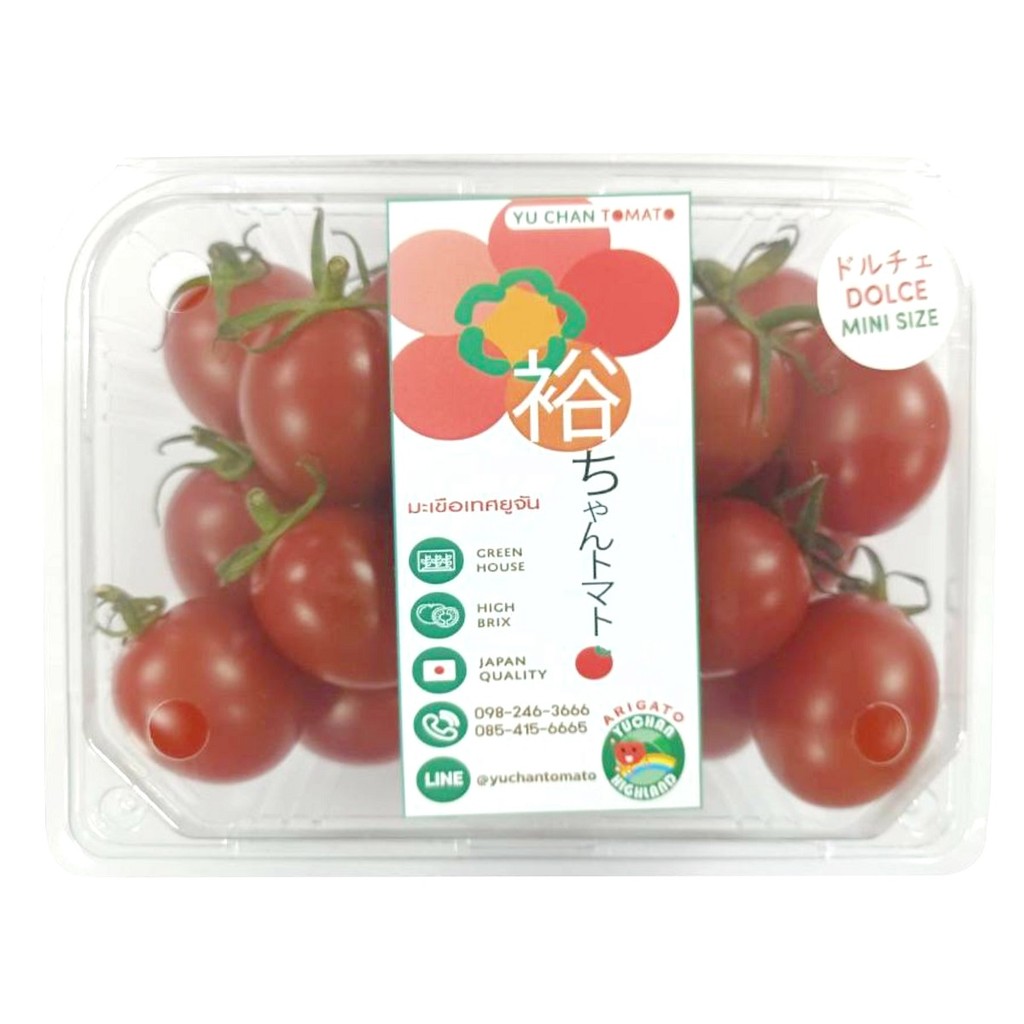 [2303318] Fg Tomato Yamato Yuchan 230G. มะเขือเทศยามาโตะ ยูจัง 230 กรัม (Vegetables import)