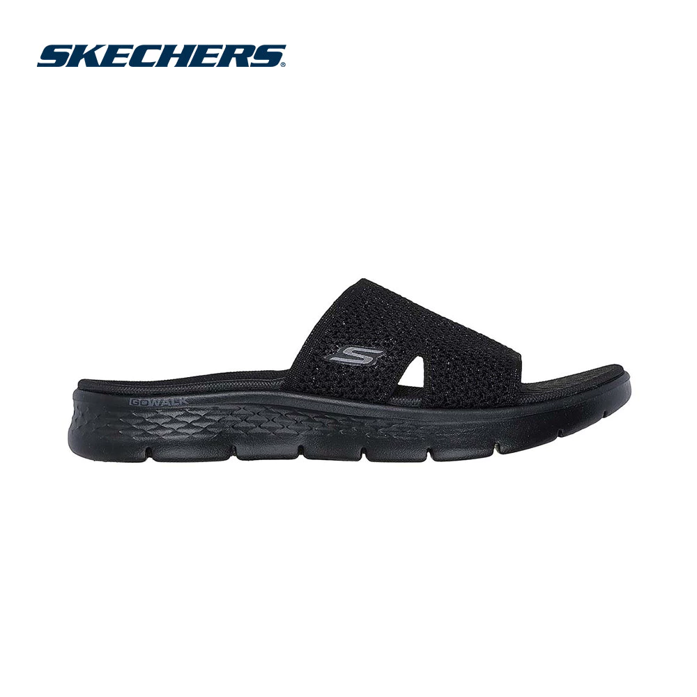Skechers สเก็ตเชอร์ส รองเท้าแตะผู้หญิง Women Wide Fit On-The-GO GOwalk Flex Walking Sandals - 141449W-BBK (latest)
