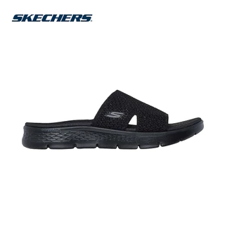 Skechers สเก็ตเชอร์ส รองเท้าแตะผู้หญิง Women Wide Fit On-The-GO GOwalk Flex Walking Sandals - 141449W-BBK (latest)