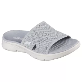Skechers สเก็ตเชอร์ส รองเท้าแตะผู้หญิง Women Wide Fit On-The-GO GOwalk Flex Walking Sandals - 141449W-GRY (latest)