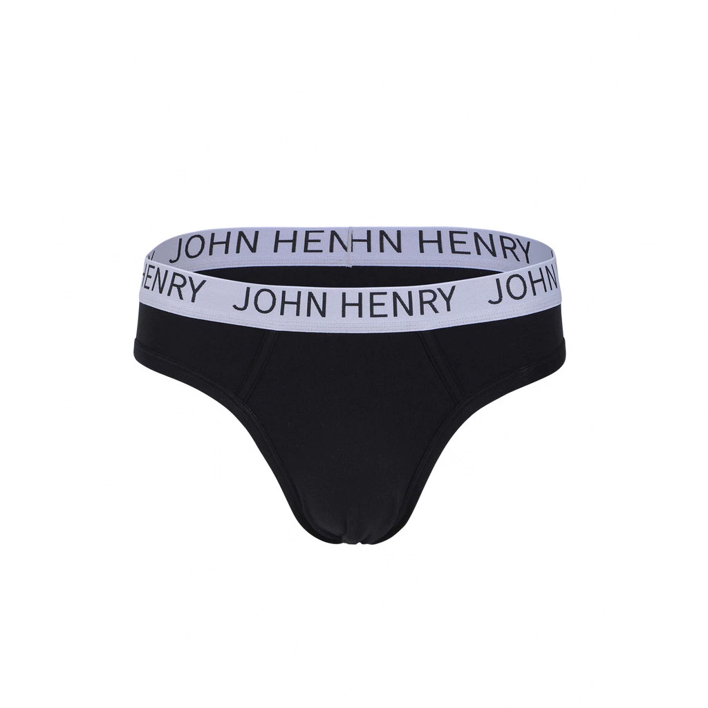 JOHN HENRY UNDERWEAR Basic ทรงบรี๊ฟ รุ่น JU JU2BC1001 สีดำ