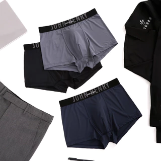 JOHN HENRY UNDERWEAR Fashion ทรงบ๊อกเซอร์ บรี๊ฟ รุ่น JU JU3FN1002 สีดำ