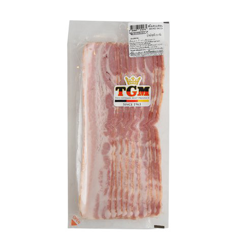[8850807910475] Tgm Smoked Bacon ทีจีเอ็ม เบคอนรมควัน 250g