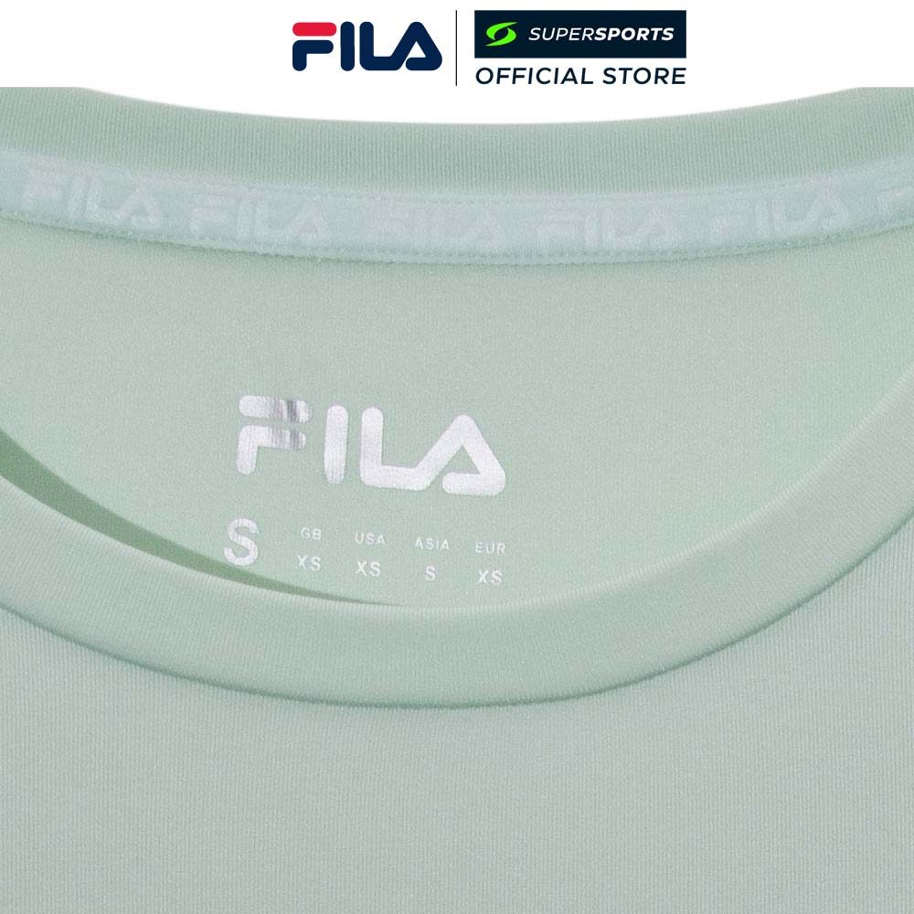 FILA قميص جري نسائي — أخضر — صورة 4