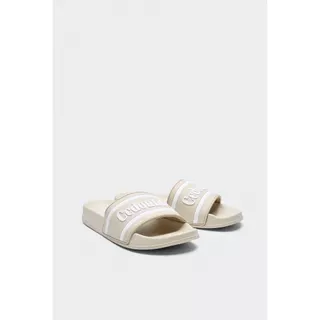 CC DOUBLE O CC DOUBLE O LOGO SLIDES ยูนิเซ็กซ์ รองเท้าแตะแบบสวม CC DOUBLE O รุ่น O26WSUA002 (AW26 #P3)